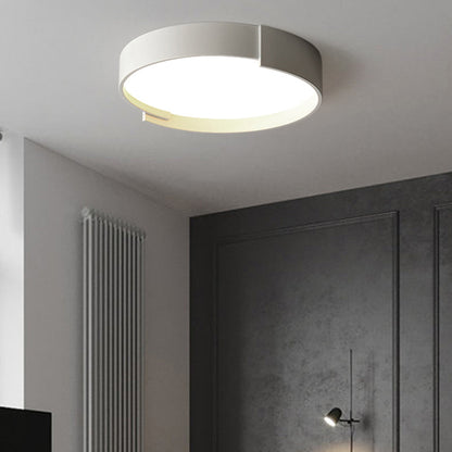 Plafonnier Arisha moderne rond encastré LED double couche
