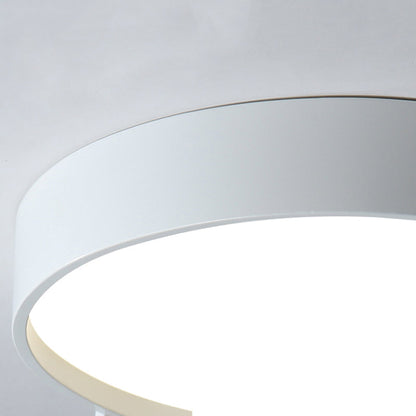 Plafonnier Arisha moderne rond encastré LED double couche