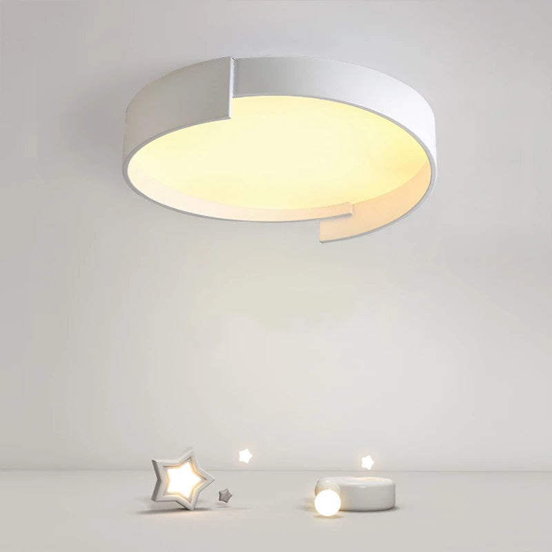Plafonnier Arisha moderne rond encastré LED double couche