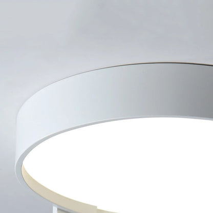 Plafonnier Arisha moderne rond encastré LED double couche