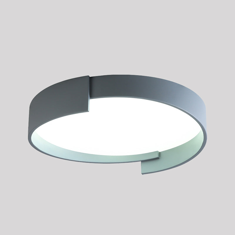 Plafonnier Arisha moderne rond encastré LED double couche