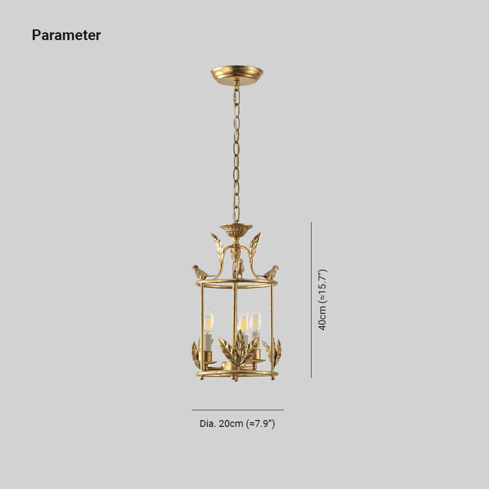 Sova Luminaire Suspendu Lanterne Style Baroque