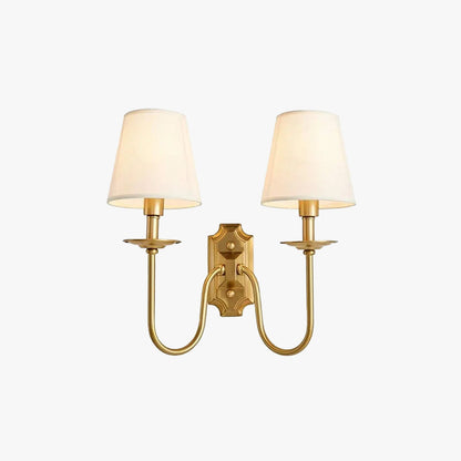 Chloe Vintage Fabric Shades Wall Lamp