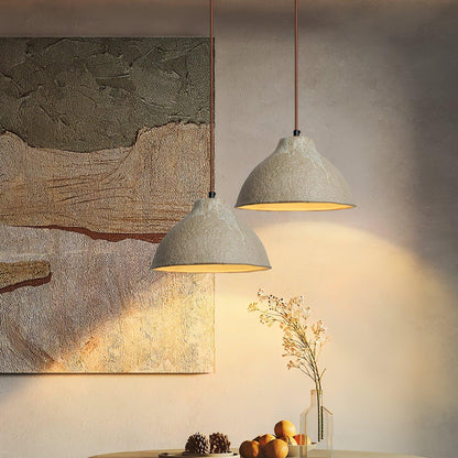 Maple Textured Ceramic Pendant Light