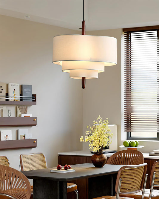 Suspension en tissu vert Ophel