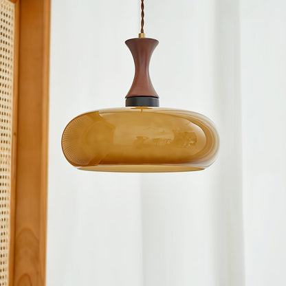Arisha Vintage LED Glass Pendant Light Living Room