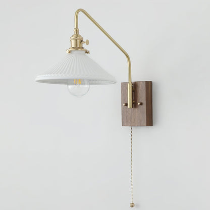 Fayel Pleated Shade Wall Lamp