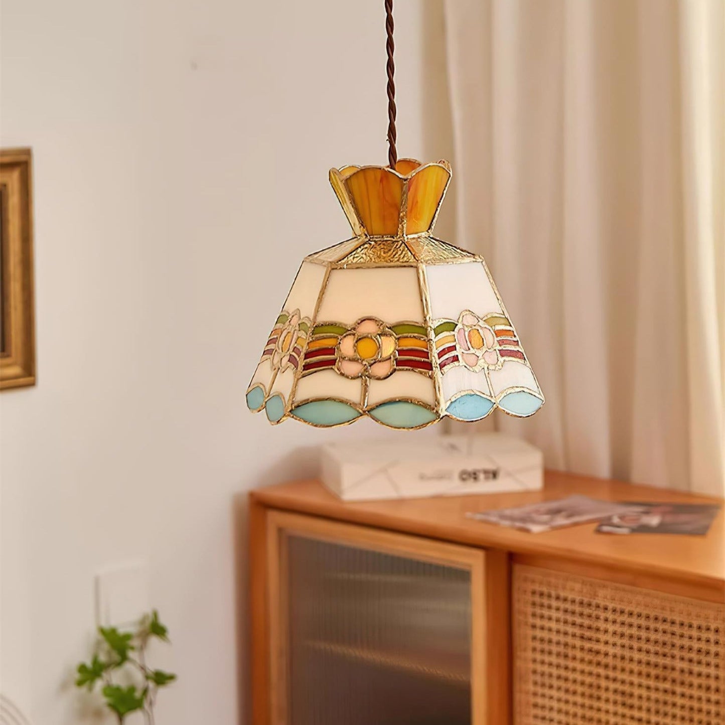 Suspensions de jardin en verre