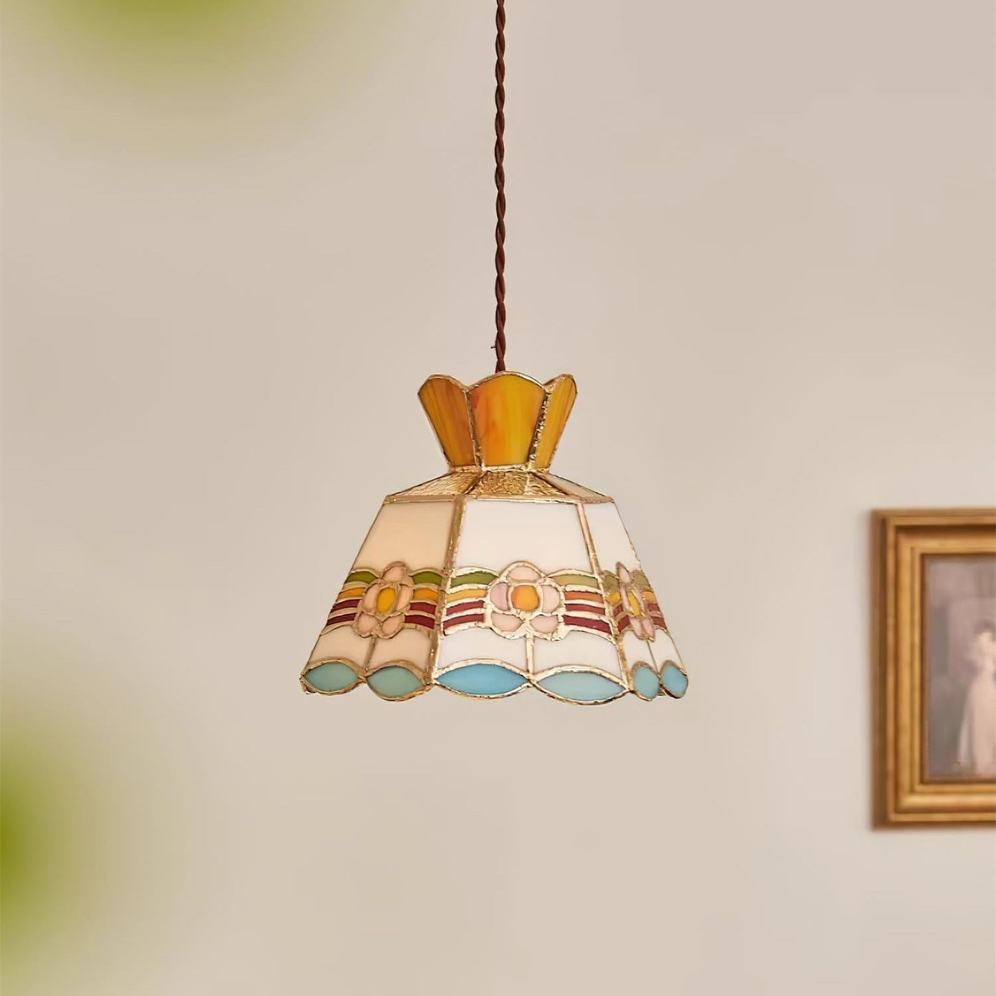 Suspensions de jardin en verre