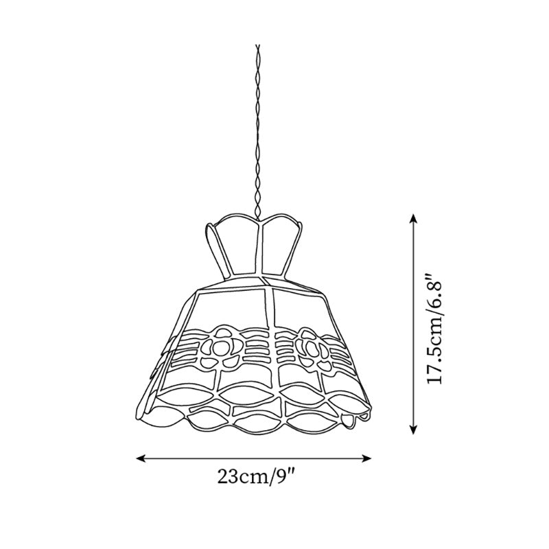 Suspensions de jardin en verre
