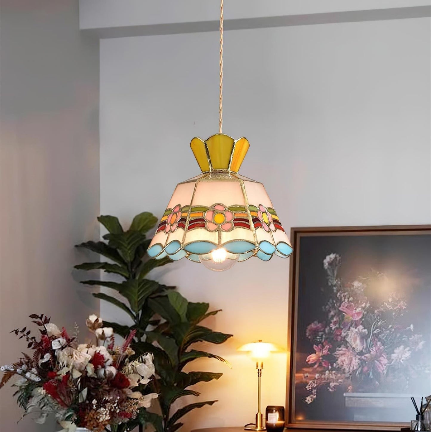 Suspensions de jardin en verre