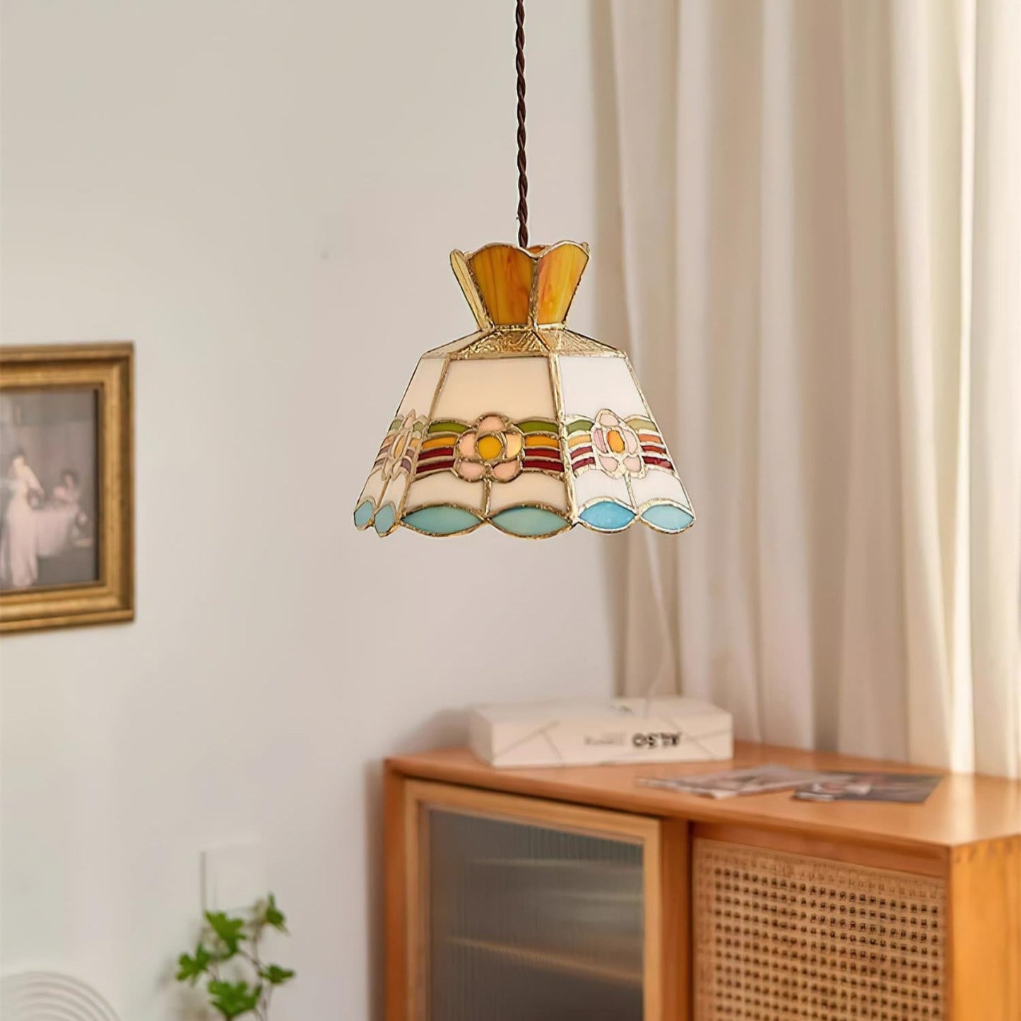 Suspensions de jardin en verre