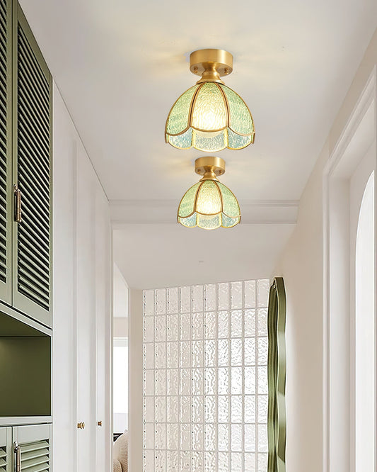 Civelle Tiffany Style Stained Glass Ceiling Light