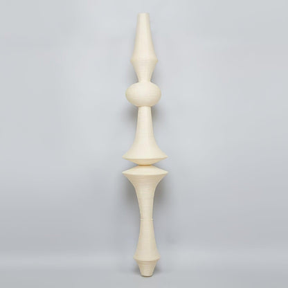 Faye Sculptural Paper Vertical Pendant Light