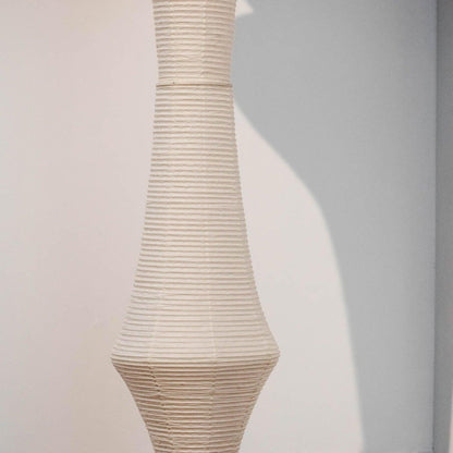 Faye Sculptural Paper Vertical Pendant Light