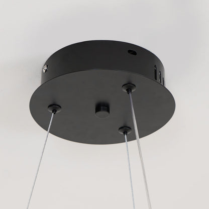Acorn Ring Wood Chandelier