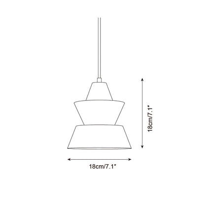Ezion Layered White Alabaster Pendant Light