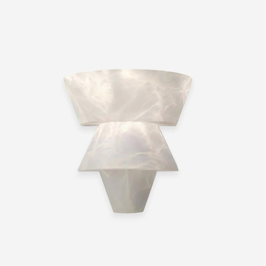 Elyon Elegant White Alabaster Wall Lamp