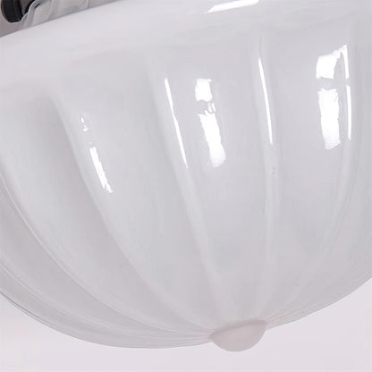 Evola Vintage Opal Glass Ceiling Light