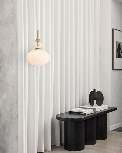 Orbelin Glass and Brass Pendant Lamp