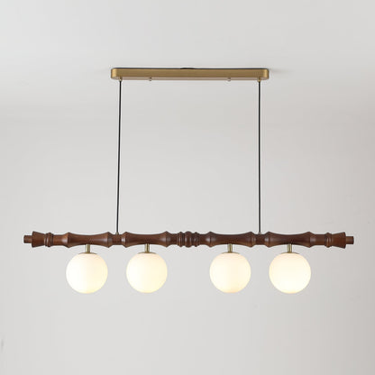 Bivio Wooden Pendant Light