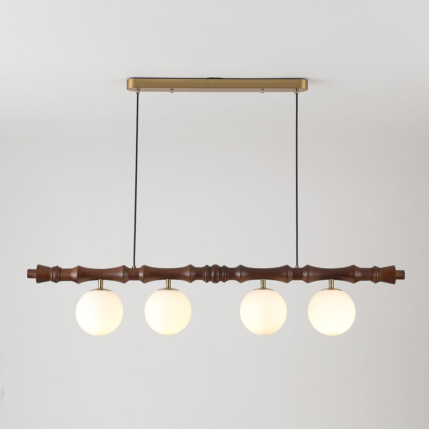Bivio Wooden Pendant Light
