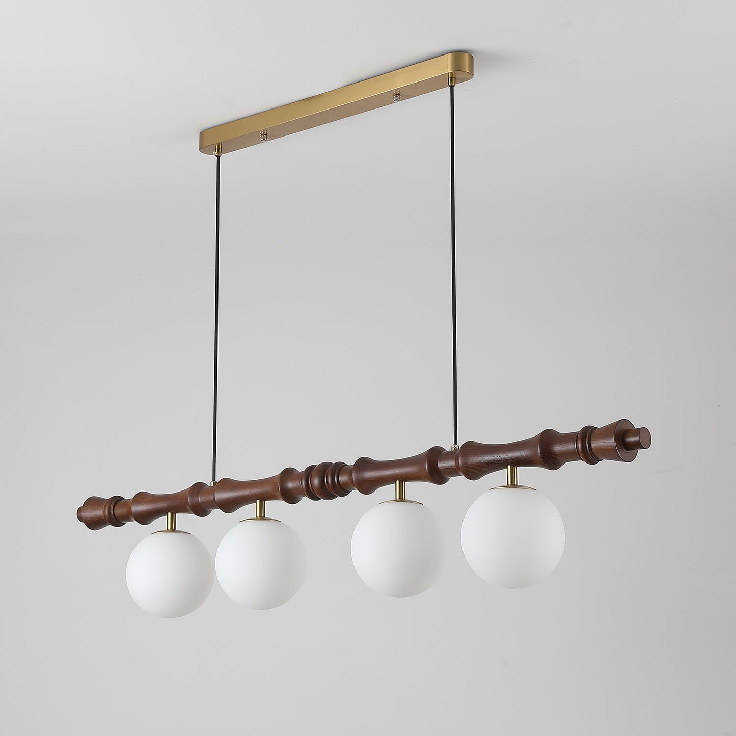 Bivio Wooden Pendant Light