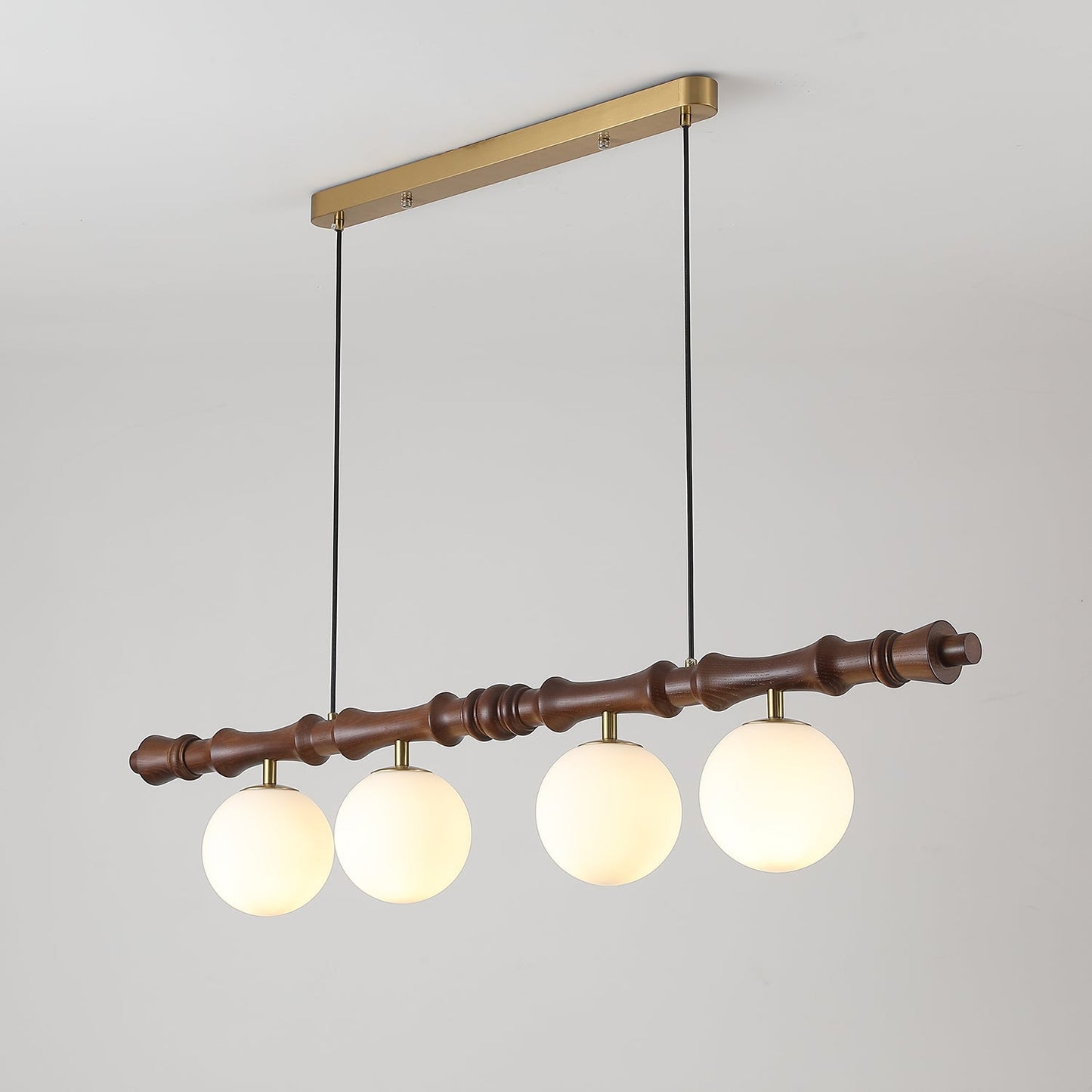 Bivio Wooden Pendant Light
