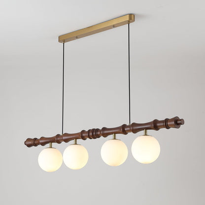 Bivio Wooden Pendant Light