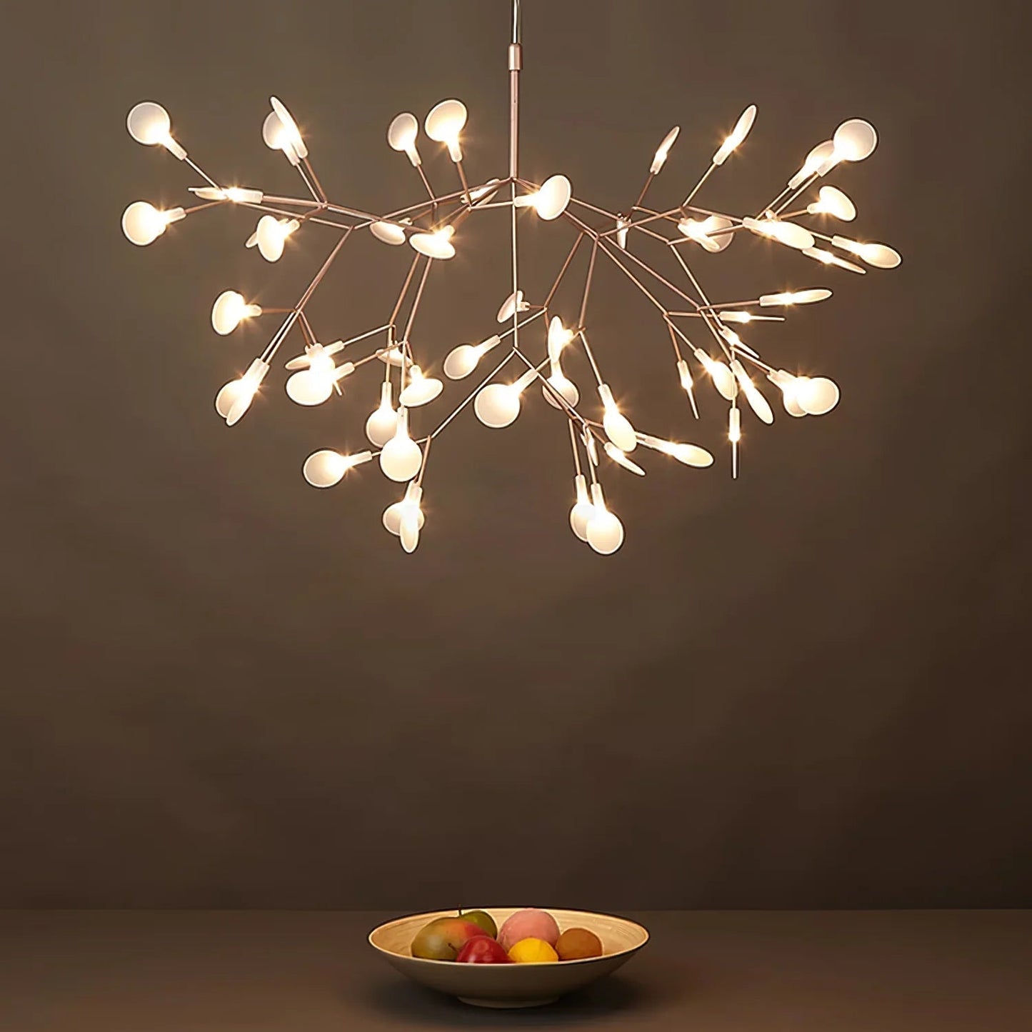 Lior Unique Sputnik Art Deco Firefly Chandelier. Living Room/ Bedroom