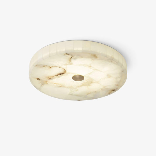Delya Round Alabaster Ceiling Lamp