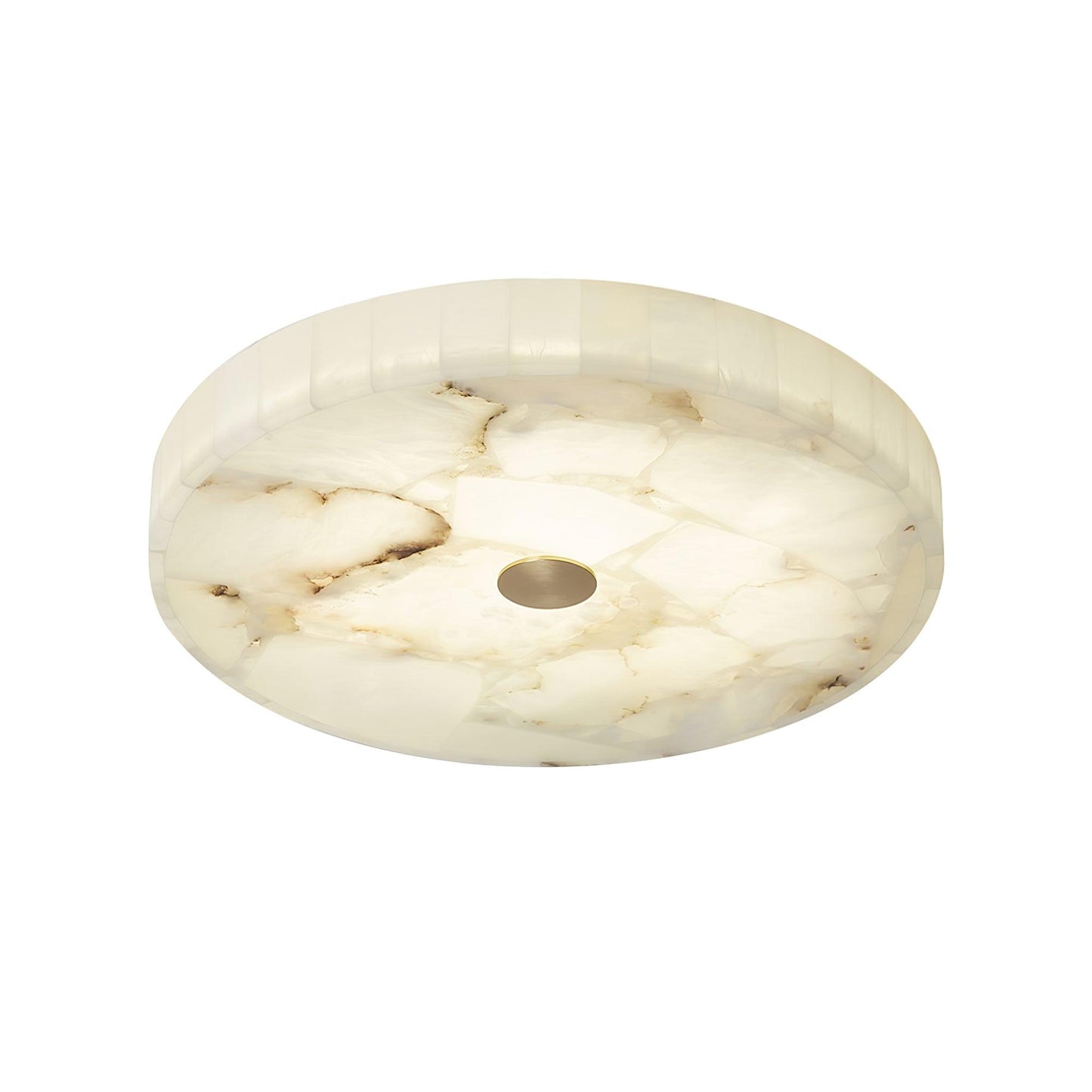 Delya Round Alabaster Ceiling Lamp