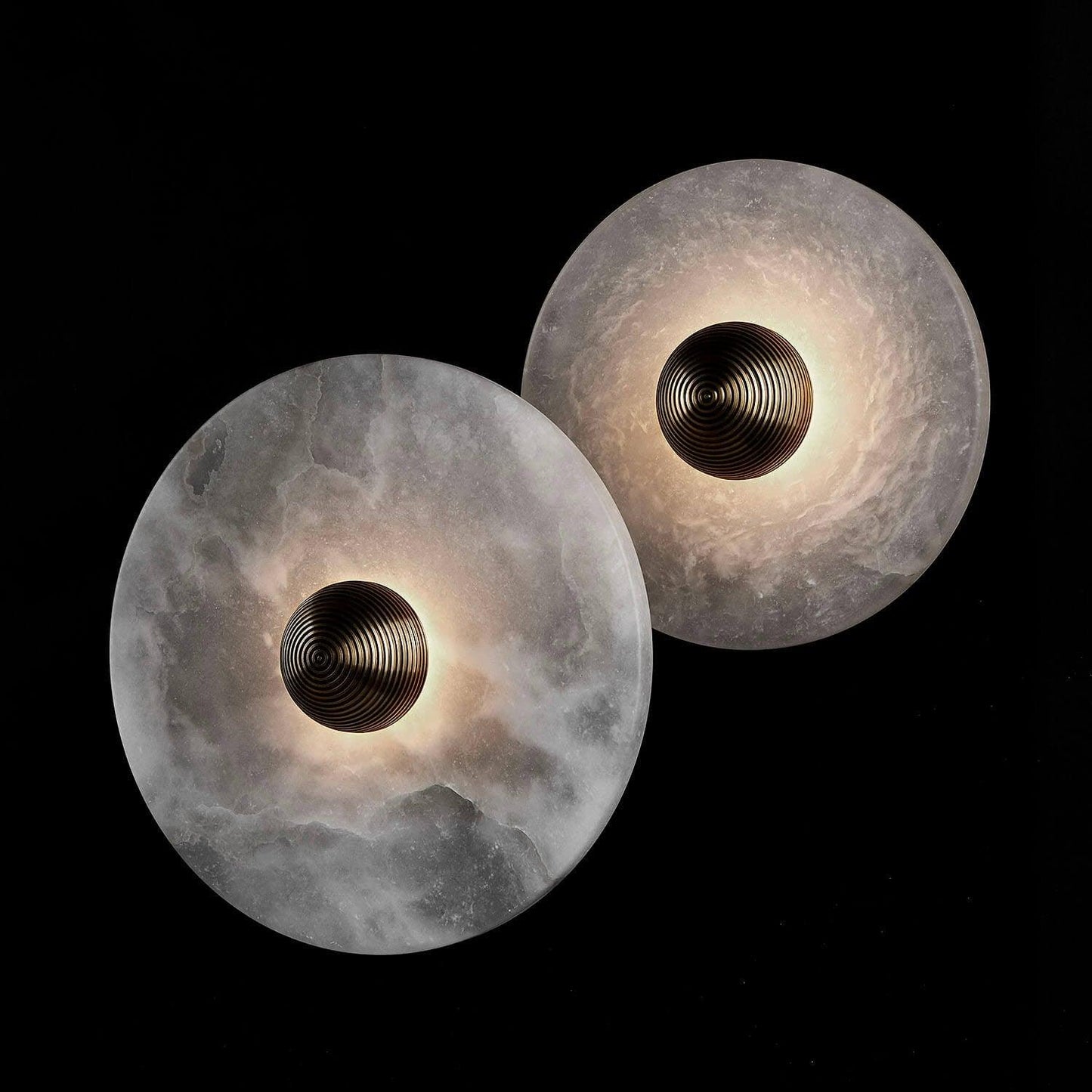 Cryn Alabaster Combination Wall Lamp