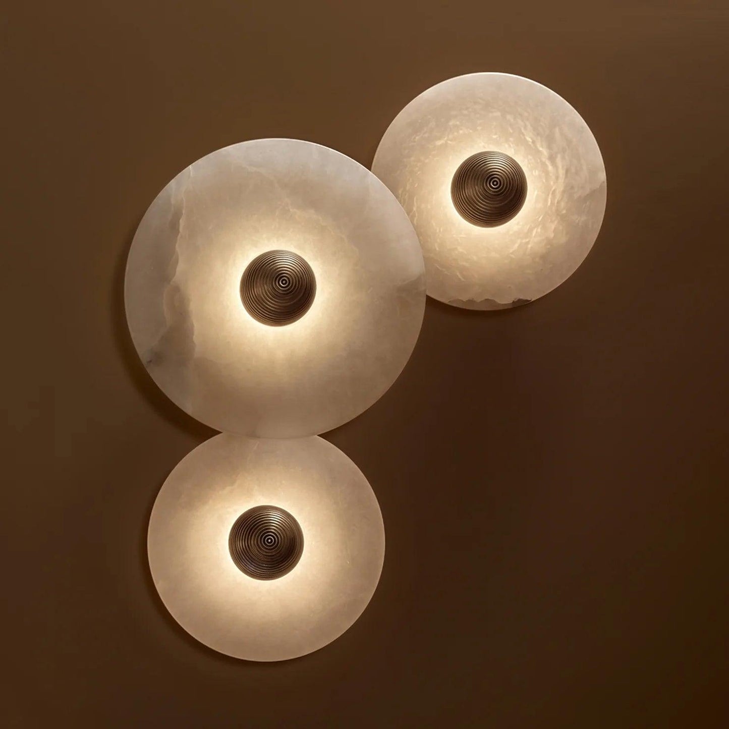 Cryn Alabaster Combination Wall Lamp