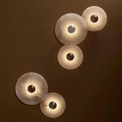Cryn Alabaster Combination Wall Lamp