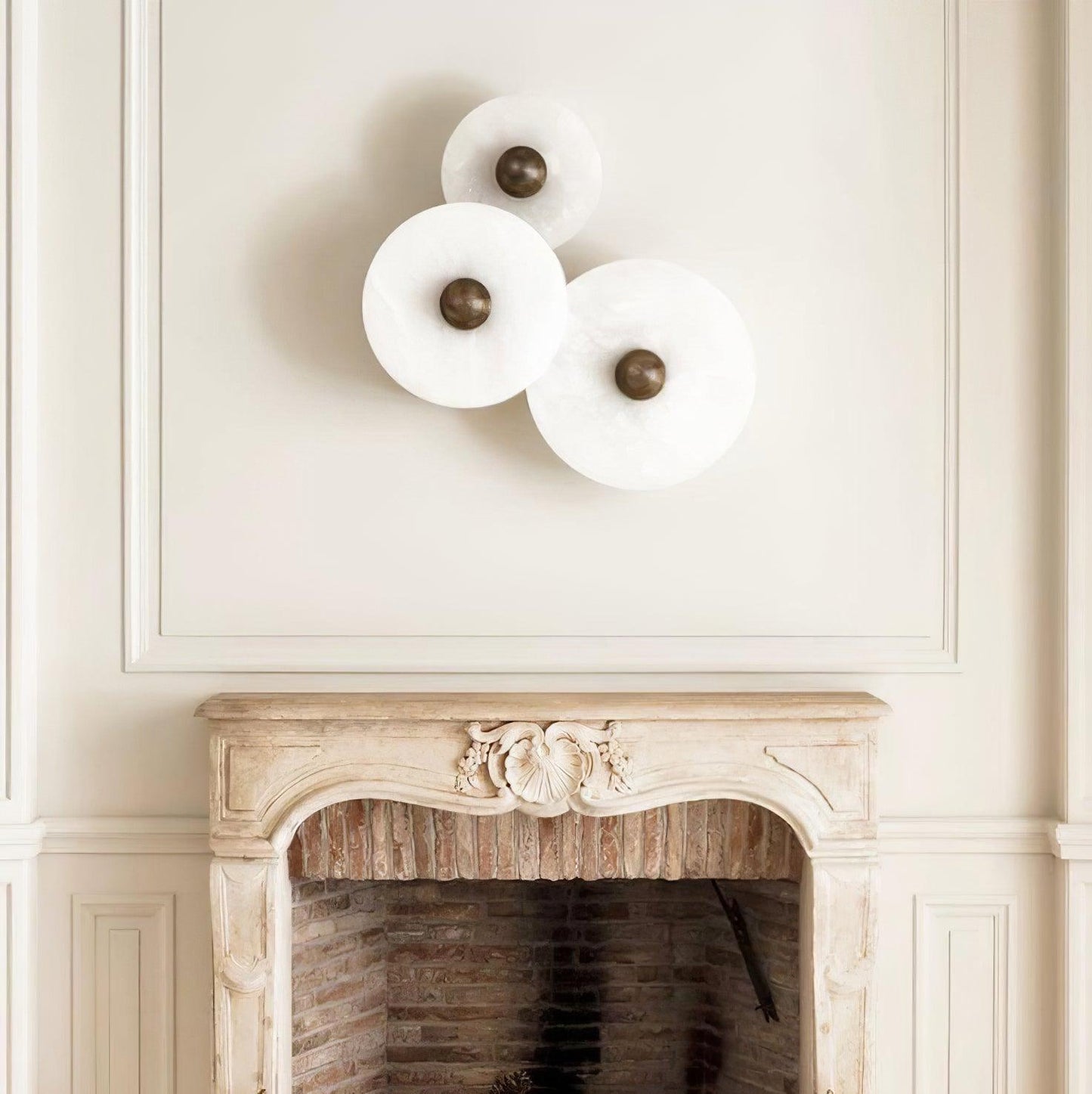 Cryn Alabaster Combination Wall Lamp