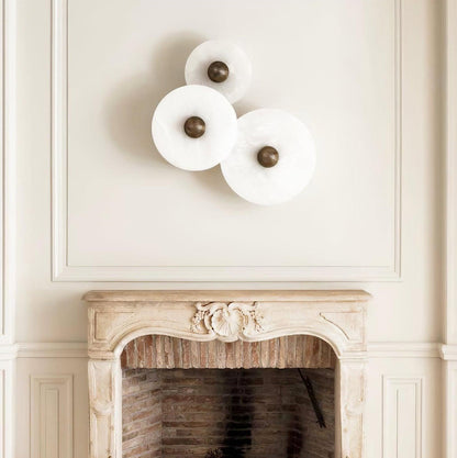 Cryn Alabaster Combination Wall Lamp