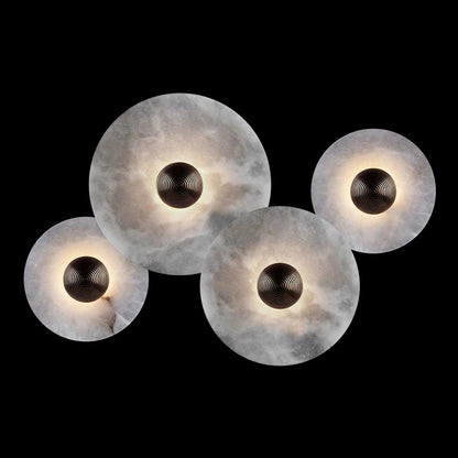 Cryn Alabaster Combination Wall Lamp