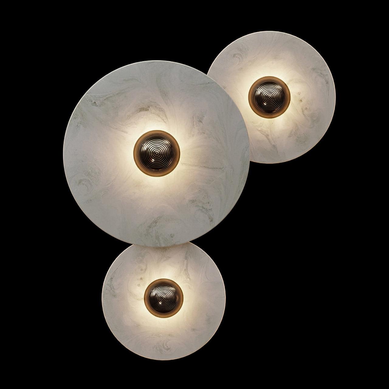 Kristy Alabaster Combination Wall Lamp
