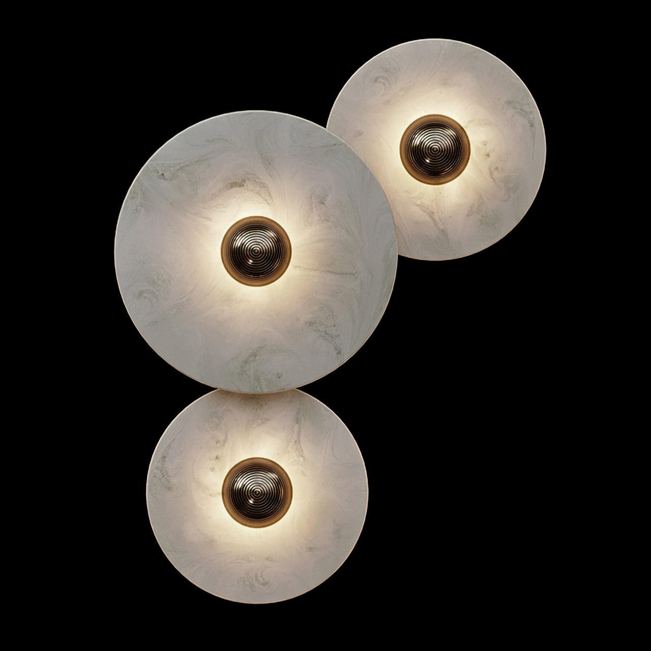 Kristy Alabaster Combination Wall Lamp