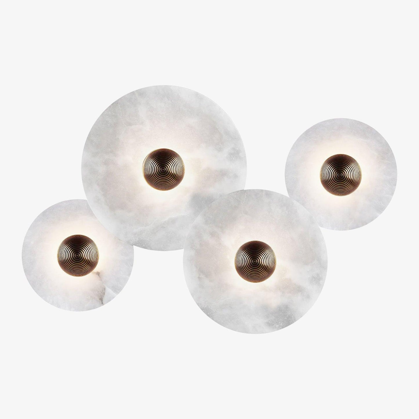 Cryn Alabaster Combination Wall Lamp