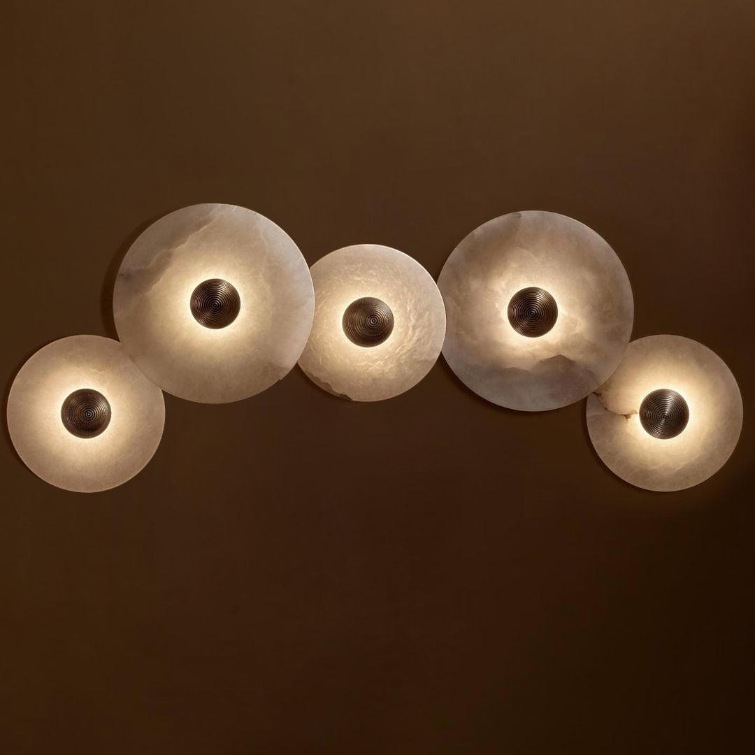 Cryn Alabaster Combination Wall Lamp