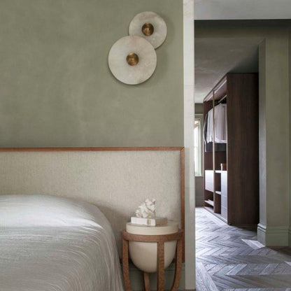 Cryn Alabaster Combination Wall Lamp