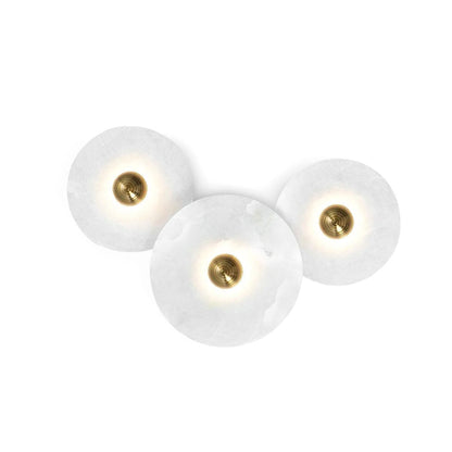 Cryn Alabaster Combination Wall Lamp