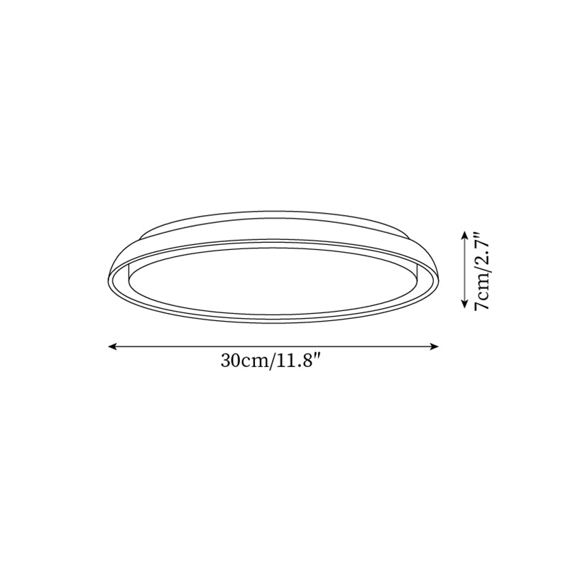 Plafonnier en travertin rond Halo