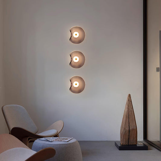 Lunara Amber Glass Wall Light