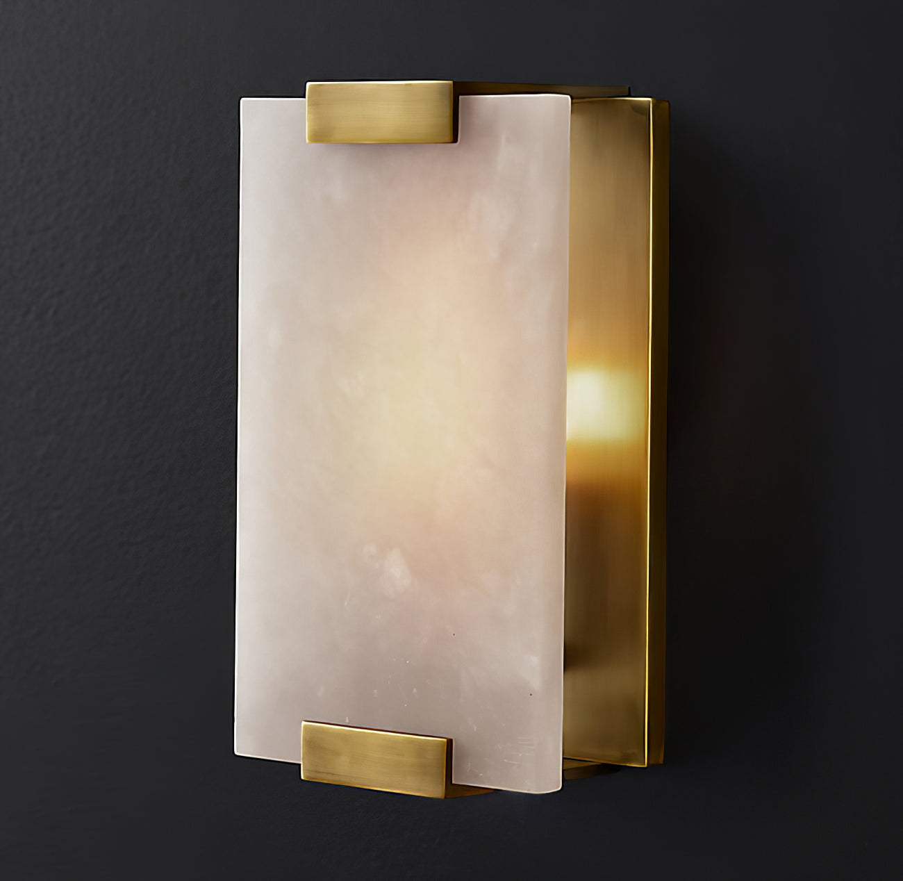 Roux Wall Lamp Alabaster Panel Glow