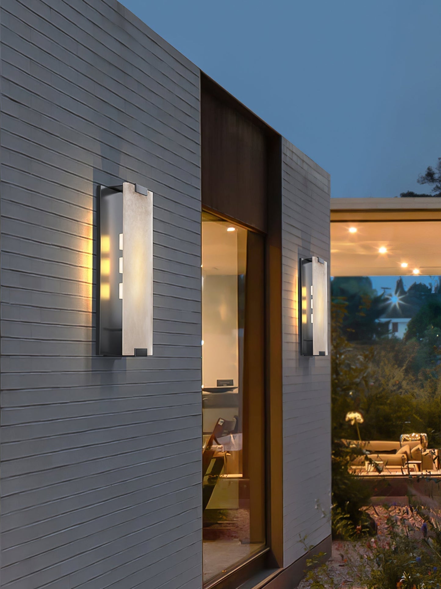 Roux Wall Lamp Alabaster Panel Glow