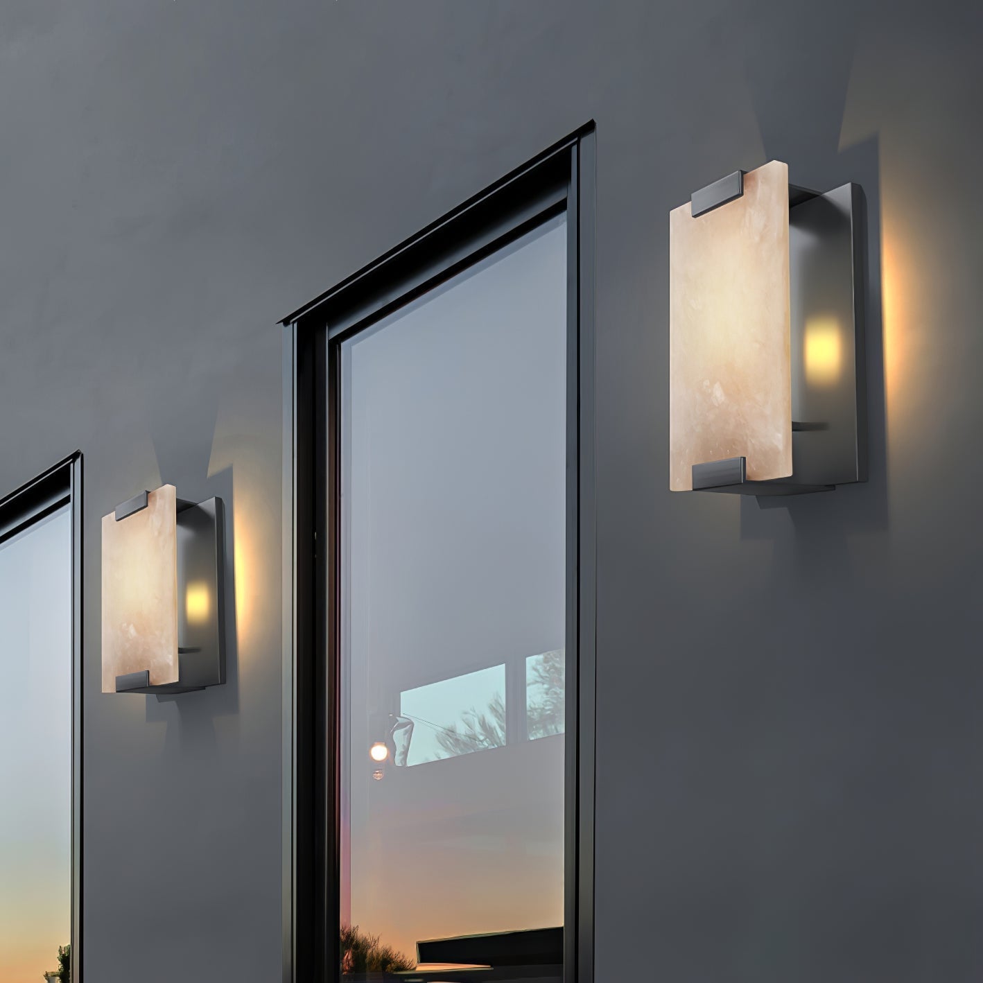 Roux Wall Lamp Alabaster Panel Glow