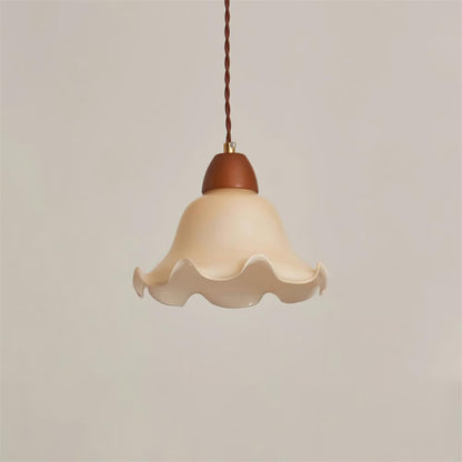 Glyna Wavy Glass Pendant Light